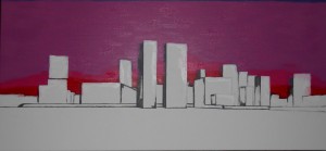 Skyline Almere in wording